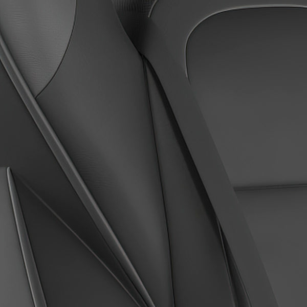 English Elm X40 Gaming Chair with Ergonomic Design, Fully Reclining Back, USB Massaging Pillow & Smooth Wheels Black with Gray Trim CH-00288-BK-RLB-GG