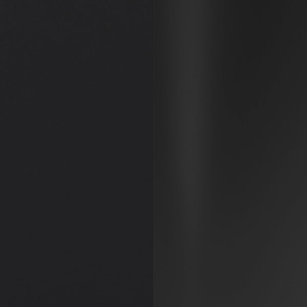 English Elm Erik Contemporary Adjustable Height Barstool with Rounded Mid-Back for Modern Kitchen Spaces Black Vinyl/Black Frame CH-122070-BKBK-GG