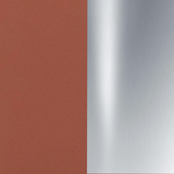 English Elm Erik Contemporary Adjustable Height Barstool with Rounded Mid-Back for Modern Kitchen Spaces Cognac Vinyl/Chrome Frame CH-122070-BR-GG