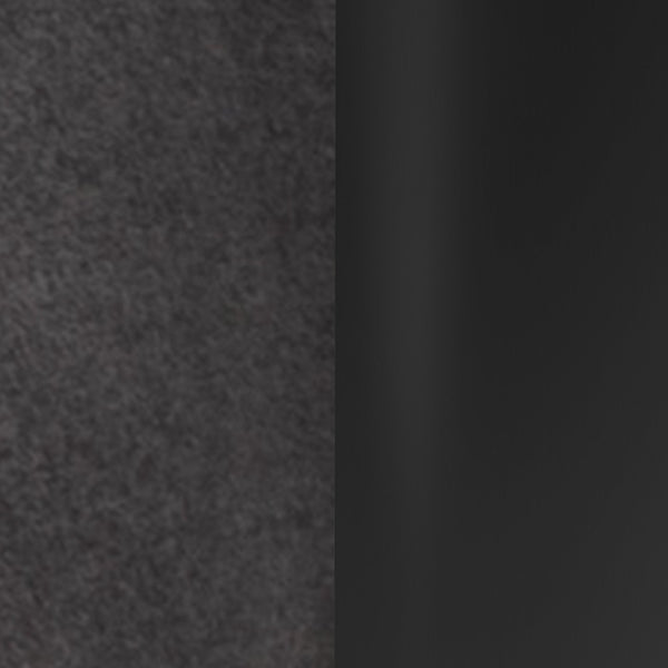 English Elm Erik Contemporary Adjustable Height Barstool with Rounded Back, Chrome Base for Modern Spaces Charcoal Fabric/Black Frame CH-122070-CHFABBK-GG