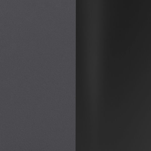 English Elm Erik Contemporary Adjustable Height Barstool with Rounded Mid-Back for Modern Kitchen Spaces Gray Vinyl/Black Frame CH-122070-GYBK-GG