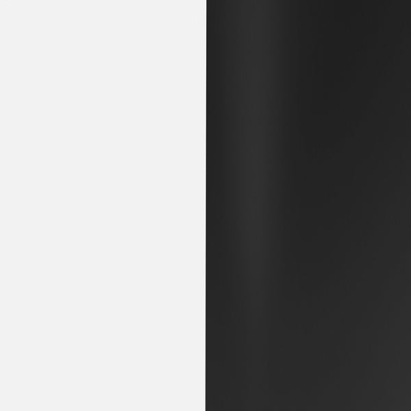 English Elm Erik Contemporary Adjustable Height Barstool with Rounded Mid-Back for Modern Kitchen Spaces White Vinyl/Black Frame CH-122070-WHBK-GG