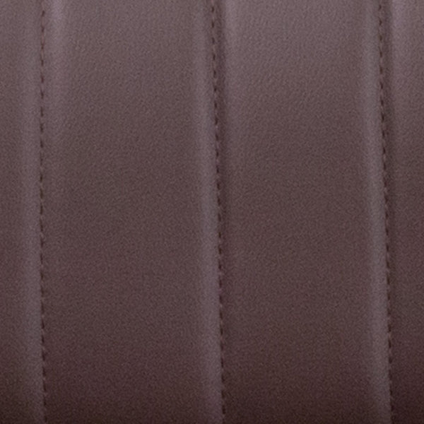 English Elm Jeremy Contemporary Adjustable Height Barstool with Chrome Base for Modern Home Bar & Kitchen Use Brown Vinyl CH-132330-BRN-GG