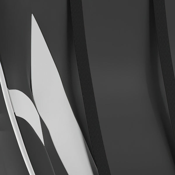 English Elm X20 Gaming Chair - Ergonomic Racing-Style Office Chair with Reclining Back and Smooth Roller Wheels Black CH-187230-1-BK-RLB-GG