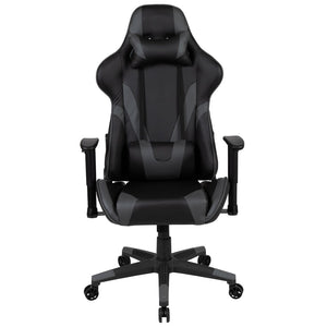 English Elm X20 Gaming Chair - Ergonomic High-Back Office Seat with Fully Reclining Back for Ultimate Comfort Gray CH-187230-1-GY-GG
