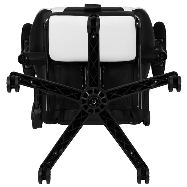 English Elm X30 Gaming Chair Ergonomic Office Chair with Fully Reclining Back, Slide-Out Footrest & Comfort Support Black CH-187230-BK-GG