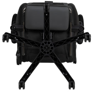 English Elm X30 Gaming Chair Ergonomic Office Chair with Fully Reclining Back, Slide-Out Footrest & Comfort Support Gray CH-187230-GY-GG