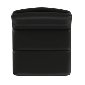 English Elm Hughes Modern Adjustable Height Barstools, Set of 2 - Stylish LeatherSoft, Durable & Comfortable Design CH-202071-BK-GG