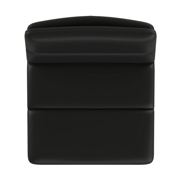 English Elm Hughes Modern Adjustable Height Barstools, Set of 2 - Stylish LeatherSoft, Durable & Comfortable Design CH-202071-BK-GG