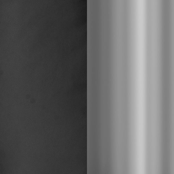 English Elm Chloe Commercial Wide Armless Task Office Chair with Ergonomic Support, Swivel, and Stable Base Black LeatherSoft/Chrome Frame CH-232196-BK-GG