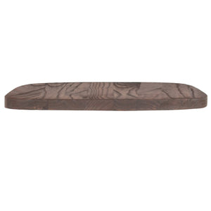 English Elm Perry Rustic Walnut Wood Seat Replacement Enhances Metal Chairs with Style & Comfort for All Spaces CH-31230M1D-GG