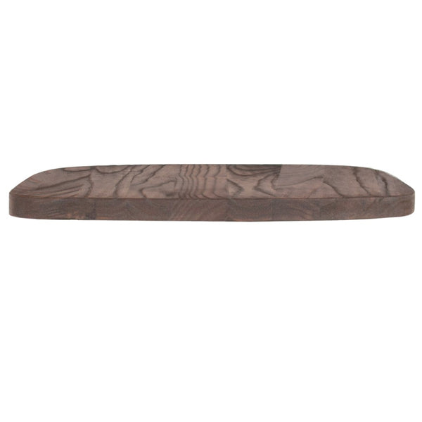 English Elm Perry Rustic Walnut Wood Seat Replacement Enhances Metal Chairs with Style & Comfort for All Spaces CH-31230M1D-GG