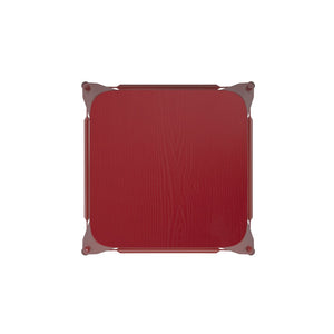 English Elm Kai Commercial-Grade 30" Backless Metal Barstool for Indoor-Outdoor Use, Durable & Lightweight Design Red Seat/Red Frame CH-31320-30-RED-PL2R-GG