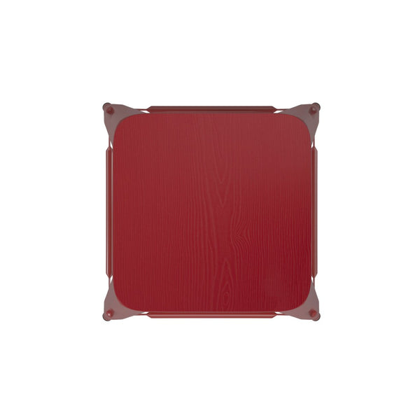 English Elm Kai Commercial-Grade 30" Backless Metal Barstool for Indoor-Outdoor Use, Durable & Lightweight Design Red Seat/Red Frame CH-31320-30-RED-PL2R-GG