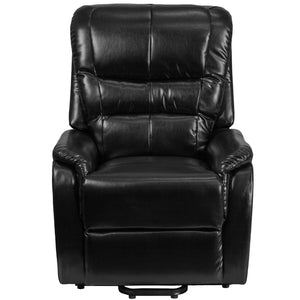 English Elm HERCULES Series Remote Lift Recliner for Comfort, Support, and Easy Transitions for Seniors Black LeatherSoft CH-US-153062L-BK-LEA-GG