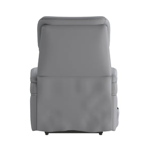 English Elm HERCULES Series Remote Lift Recliner for Comfort, Support, and Easy Transitions for Seniors Gray LeatherSoft CH-US-153062L-GY-LEA-GG