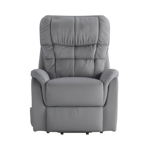 English Elm HERCULES Series Remote Lift Recliner for Comfort, Support, and Easy Transitions for Seniors Gray LeatherSoft CH-US-153062L-GY-LEA-GG