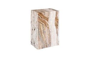Phillips Collection Onyx Pedestal Table – Stunning Natural Brown Design, Artisan Crafted For Elegant Home Décor! Multi Colored Stone ,Onyx Ch108710