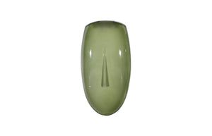 Phillips Collection Classic Concave Cycladic Wall Art: Embrace Ancient Greek Charm With Modern Playful Design Decor Green Glass Ch119137