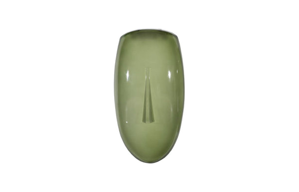 Phillips Collection Classic Concave Cycladic Wall Art: Embrace Ancient Greek Charm With Modern Playful Design Decor Green Glass Ch119137