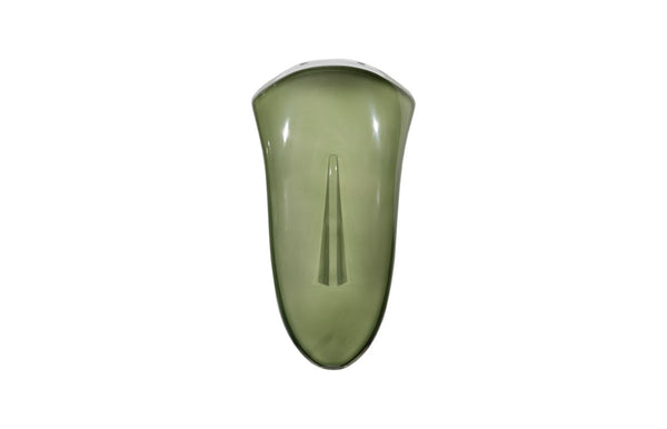 Phillips Collection Classic Convex Cycladic Wall Art - Enchanting Geometric Faces For Modern Home Decor And Inspiration Green Glass Ch119138