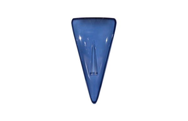 Phillips Collection Triangle Cycladic Wall Art - Modern Geometric Faces For Vibrant Home Decor And Inspired Conversations Blue Glass Ch119145