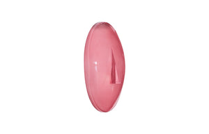 Phillips Collection Oval Cycladic Wall Art - Enchanting Geometric Faces Inspired By Ancient Greek Design For Your Home Pink Glass Ch119149