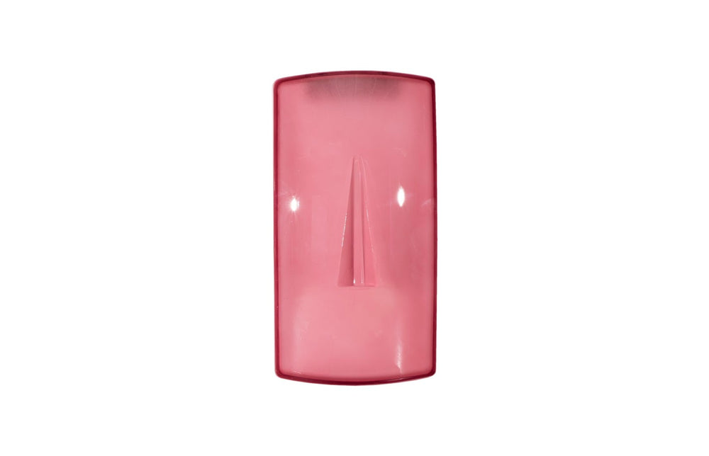 Phillips Collection Rectangle Cycladic Wall Art – Handcrafted Glass Sculpture with Minimalist Geometric Faces for Home Decor Pink CH119151