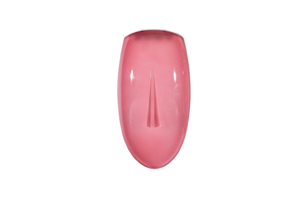 Phillips Collection Classic Concave Cycladic Wall Art: Embrace Ancient Greek Charm With Modern Playful Design Decor Pink Glass Ch119152