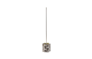 Phillips Collection Arete Cylindrical Pendant Light Polished Stainless Steel for Kitchen Island Dining CH69620