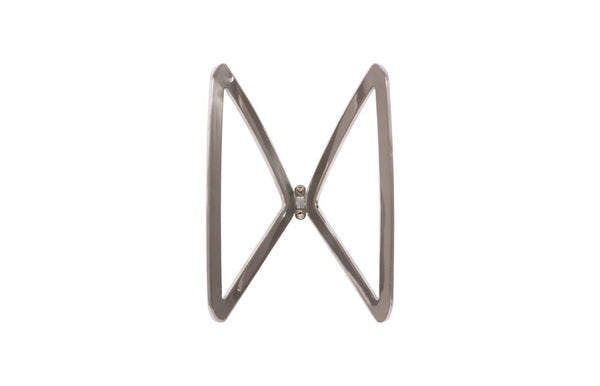 Phillips Collection Butterfly Brass Stainless Steel Wall Sculpture Modern Organic Shadow Casting Art Decor Silver CH72536