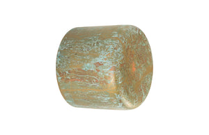 Phillips Collection Button Wall Tile - Sculptural Accent with Organic Patina Finish for Modern Home and Gallery Spaces Deep, Lichen Finish, SM CH80696