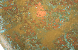 Phillips Collection Button Wall Tile - Sculptural Accent with Organic Patina Finish for Modern Home and Gallery Spaces Deep, Lichen Finish, SM CH80696