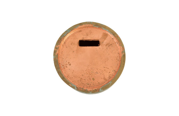 Phillips Collection Button Wall Tile - Sculptural Accent with Organic Patina Finish for Modern Home and Gallery Spaces Deep, Lichen Finish, SM CH80696