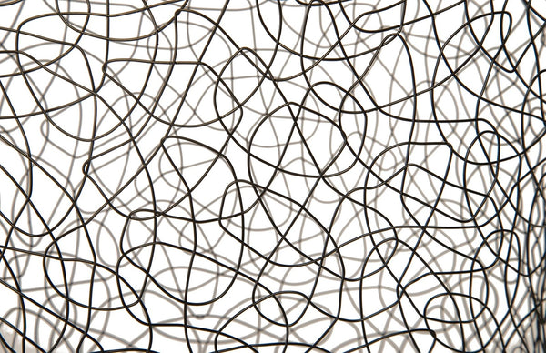 Phillips Collection Crazy Wire Lounging Male Sculpture - Playful Metal Art for Modern Interiors & Sophisticated Spaces CH82089