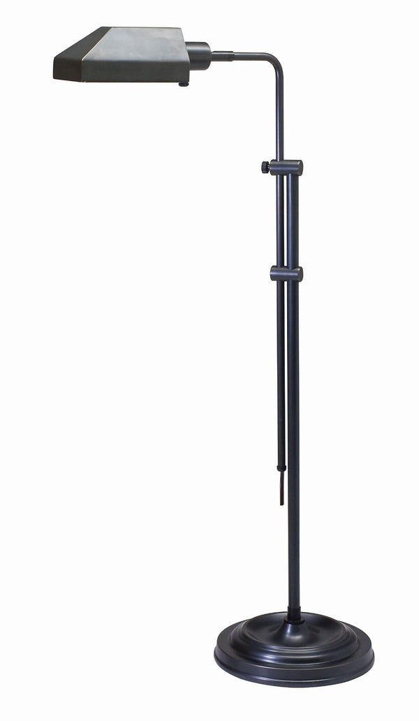 House Of Troy Coach Adjustable Pharmacy Floor Lamp - Elegant Design, Versatile Height, Perfect For Any Space Oil Rubbed Bronze Metal Ch825-ob