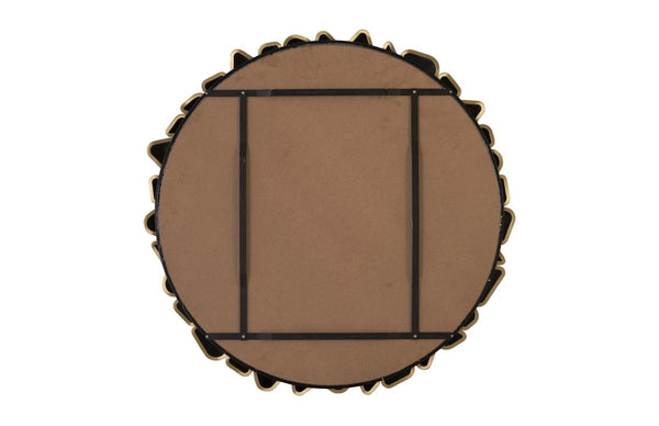 Phillips Collection Pebble Mirror – Modern Organic Design with Brushed Brass Frame for Elegant Home Décor and Style Round CH92434