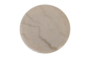 Phillips Collection Pebble Brushed Brass Mirror Panel End Table Sculptural Organic Modern Living Room Accent CH92437