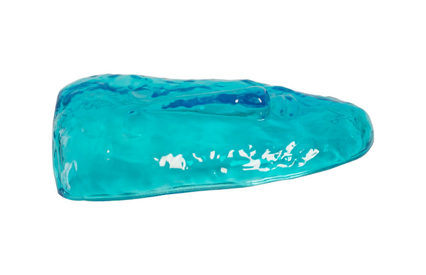 Phillips Collection Glass Face Turquoise Wall Tile - Ethereal Artistry For Modern Organic Decor In Dann Foley Collection Blue Glass Ch92440