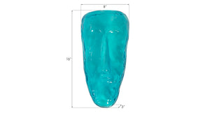 Phillips Collection Glass Face Turquoise Wall Tile - Ethereal Artistry For Modern Organic Decor In Dann Foley Collection Blue Glass Ch92440