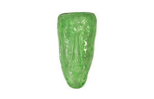 Phillips Collection Glass Sculptural Face Wall Art Handcrafted Luminous Organic Modern Accent Piece Green CH92441