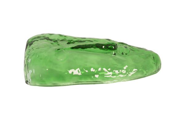Phillips Collection Glass Sculptural Face Wall Art Handcrafted Luminous Organic Modern Accent Piece Green CH92441