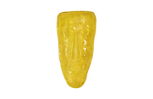 Phillips Collection Glass Sculptural Face Wall Art Handcrafted Luminous Organic Modern Accent Piece Amber CH93111