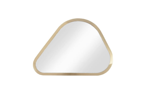 Phillips Collection Pebble Mirrors Set of 4 - Organic Modern Brushed Brass Accents for Stylish Home Decor & Vignettes CH97807
