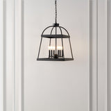 Safavieh Gracyn 6Lt Chandelier XII23 Black Iron CHA4044A