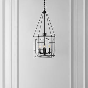 Safavieh Flatbush 3Lt Chandelier XII23 Black  CHA4046A