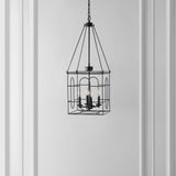 Safavieh Flatbush 3Lt Chandelier XII23 Black  CHA4046A