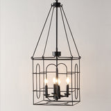 Safavieh Flatbush 3Lt Chandelier XII23 Black  CHA4046A