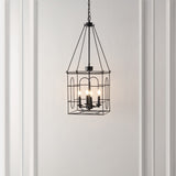 Safavieh Flatbush 3Lt Chandelier XII23 Black  CHA4046A