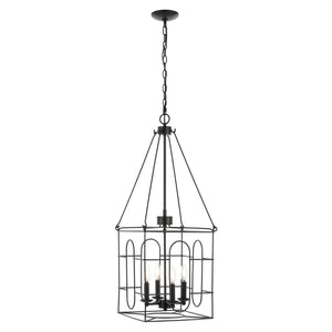 Safavieh Flatbush 3Lt Chandelier XII23 Black  CHA4046A